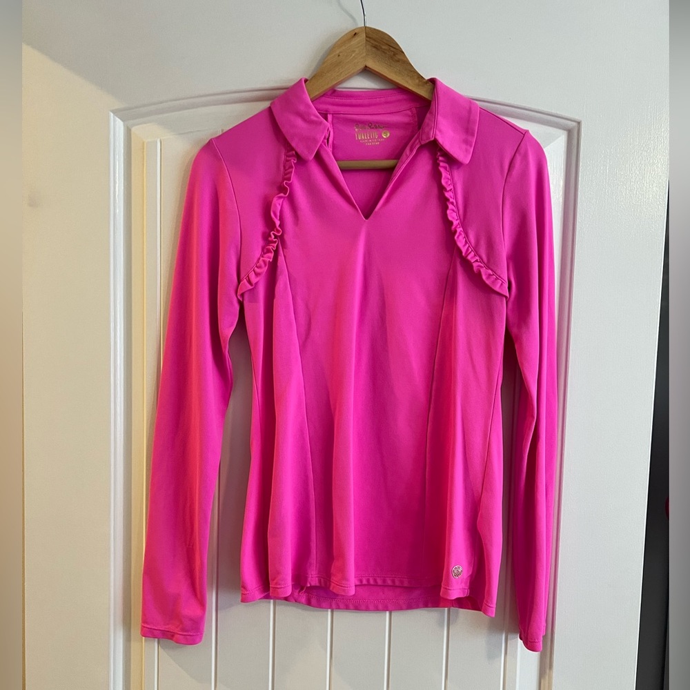 Lilly Pulitzer long sleeve golf shirt small